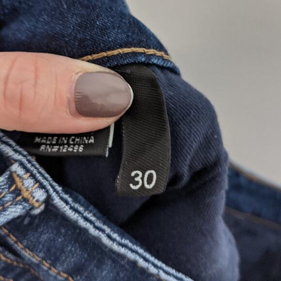 Parker Smith Blue Runaround Sue Slim Straight Jean - Picture 8 of 10